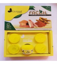Cutish 5in1 Haldi Chandan Facial Kit